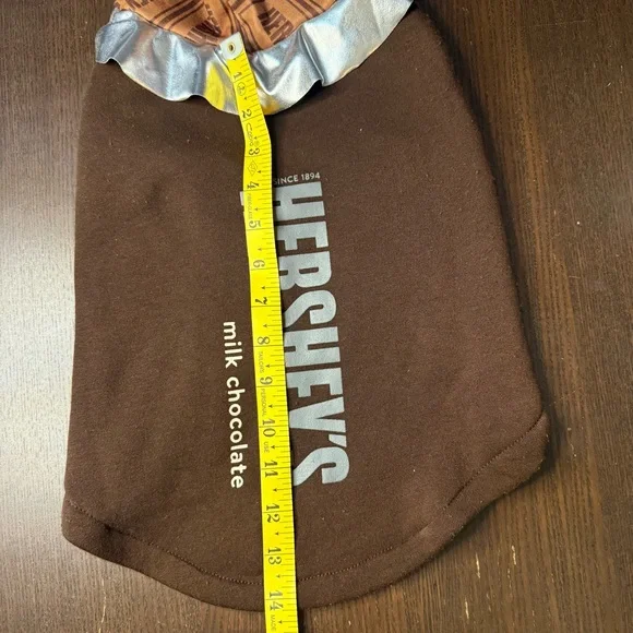Hershey Milk Chocolate Bar Pet Hoodie Size Medium — Halloween Dog Costume - Picture 5 of 10